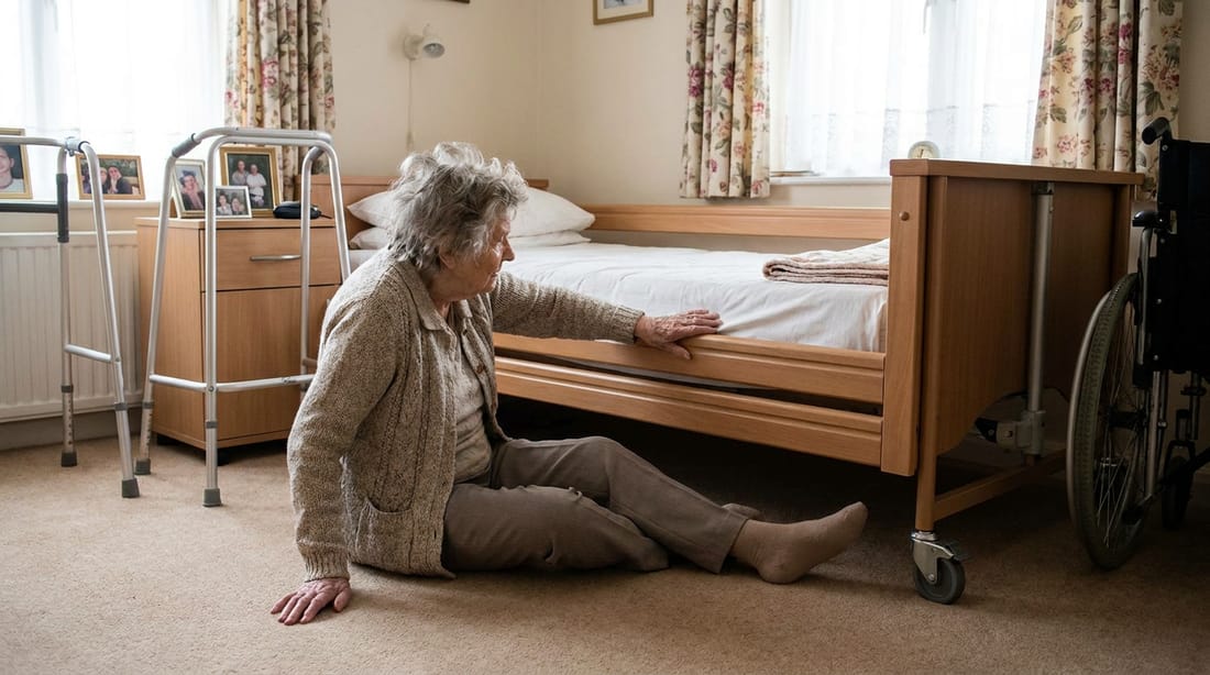 Patient fallen from bed