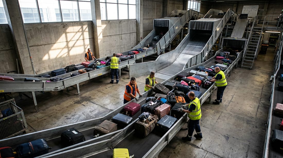 Luggage flux exceeds threshold