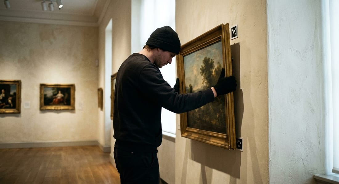 Valuable object moved/removed